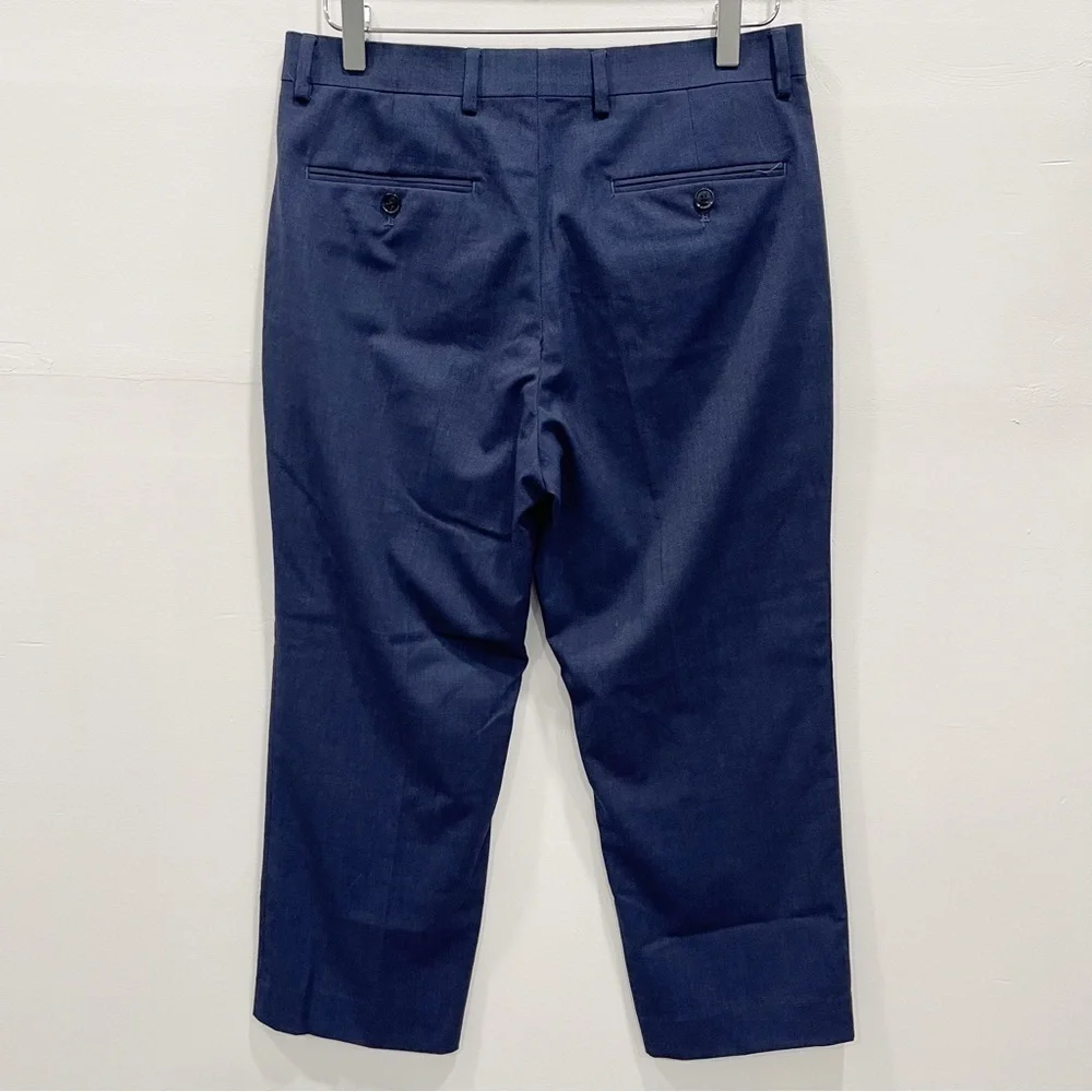 Alfani Slim Fit Navy Blue Trouser Pants Size 30W 30L